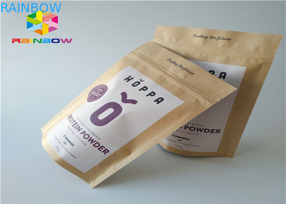 Giấy kraft Túi giấy tùy chỉnh Nhôm Lá Mylar Ziplock Moisture Barrier