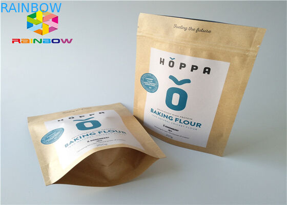 Giấy kraft Túi giấy tùy chỉnh Nhôm Lá Mylar Ziplock Moisture Barrier
