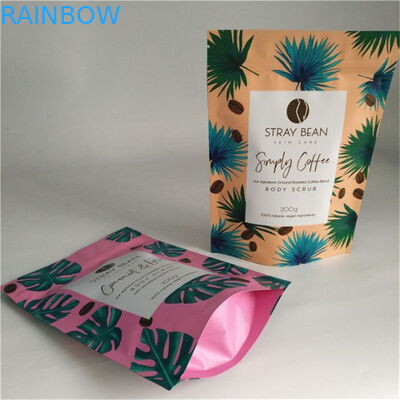 Túi trà phân hủy sinh học Bao bì tùy chỉnh Airtightbody Scrub Cà phê hòa tan
