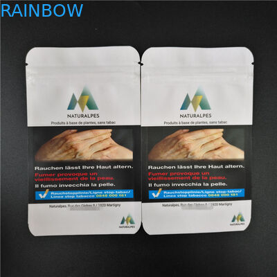 THC CBD Gummies Bao bì thảo dược Bao bì có thể phân hủy sinh học Túi giấy trắng