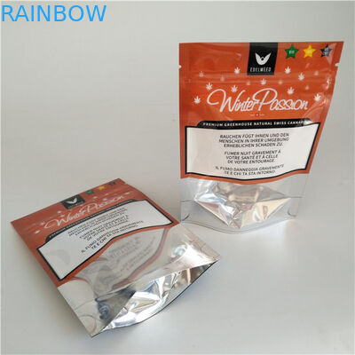 Resealable Matte Stand Up Tái sử dụng Túi Ziplock Túi hương thảo dược Kích thước tùy chỉnh