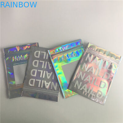 Túi đựng giấy nhôm trang điểm của SGS / FDA Tái sử dụng Bao bì Mylar Ba mặt kín