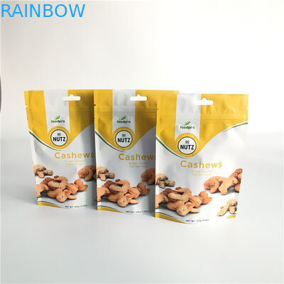 Ziplock Snack Bag Bao bì Nhôm Lá đứng Túi để đóng gói Cà phê Nuts Cookies Chesee