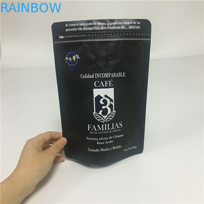 Túi nhựa cấp thực phẩm Bao bì Matt Surface Coffee Bag Ziplock FDA Marked