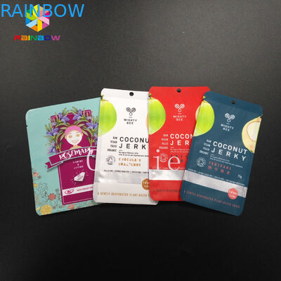 Mylar túi Grip Seal Túi thực phẩm lưu trữ cấp mỹ phẩm Trà bột