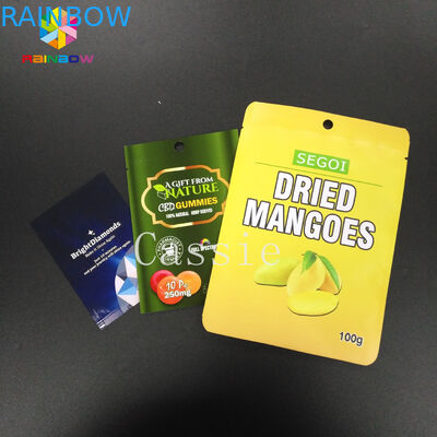 Túi nhôm tự đóng túi nhựa mở Top nhiều màu lưu trữ quà tặng nhỏ