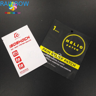 Túi nhựa mờ Bao bì bằng nhựa Nhôm Mylar Túi nhỏ Mẫu lưu trữ có khóa kéo