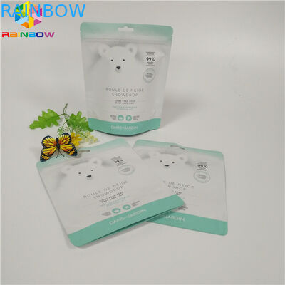 Zipper Top Stand Up Foil Bag Bao bì Bath Salt Aluminium Body Body Scrub Túi