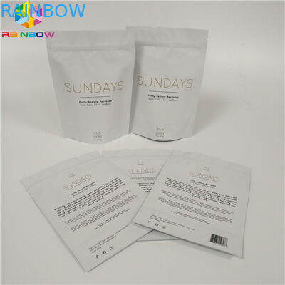 Zipper Top Stand Up Foil Bag Bao bì Bath Salt Aluminium Body Body Scrub Túi