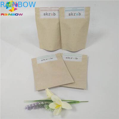 Cấp thực phẩm Túi giấy tùy chỉnh đứng lên Bao bì có thể tái chế