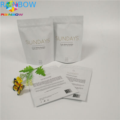 Khóa Zip Túi giấy kraft Tùy chỉnh In Túi Chà Bao bì Có thể phân hủy độ ẩm