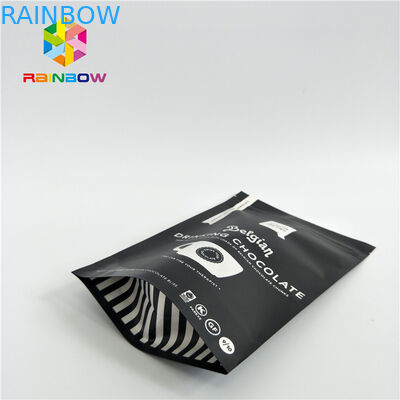 Lá nhôm đứng lên Túi cà phê Bao bì Kích thước tùy chỉnh với Van / Zipper