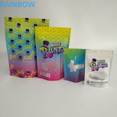 Tùy chỉnh mờ thảo dược bao bì Túi nhựa In kỹ thuật số Mylar Zip Lock