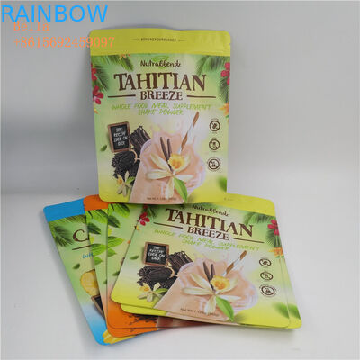 Tùy chỉnh in túi đứng tự kéo cho bao bì thực phẩm Túi thực phẩm cấp cho các loại hạt