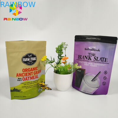 Resealable Snack Bag Bao bì Nhôm Lá Đứng Doypack Zip Lock Túi