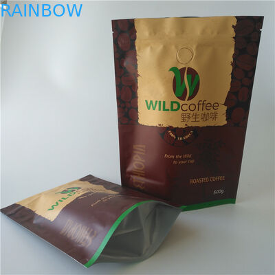 Tùy chỉnh in nhôm lá đứng lên túi có thể tái chế mờ Kết thúc PDA phê duyệt