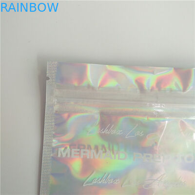 Đứng lên túi ba chiều với mặt trước rõ ràng và hiệu ứng ba chiều cho bao bì lông mi