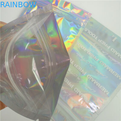 Đứng lên túi ba chiều với mặt trước rõ ràng và hiệu ứng ba chiều cho bao bì lông mi