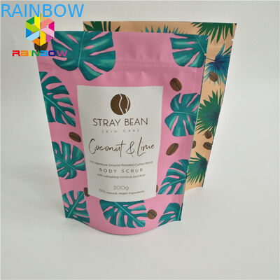 Nhiều lớp giấy bạc túi khóa kéo đứng lên bao bì túi tùy chỉnh in túi nhựa túi cà phê túi nhựa nóng bán