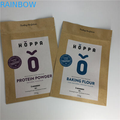 Túi giấy màu nâu giấy có độ dày 120-140 Micron cho gia vị bột