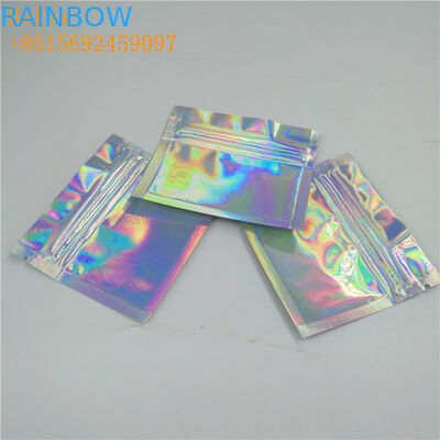 Túi trang điểm hình ba chiều mini 3 mặt kín Mylar Ziplock Túi in tùy chỉnh