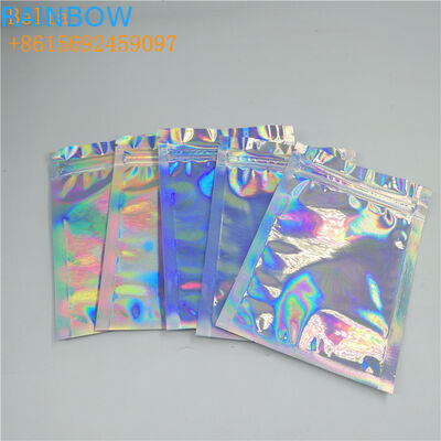 Túi trang điểm hình ba chiều mini 3 mặt kín Mylar Ziplock Túi in tùy chỉnh