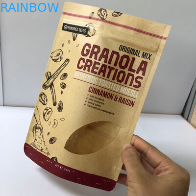 Hạt cà phê Bao bì Túi giấy tùy chỉnh 120-180 Mic Độ dày có in logo