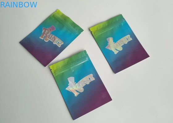 Túi nhựa chống trẻ em Bao bì Cindy Runtz Zipper Bag