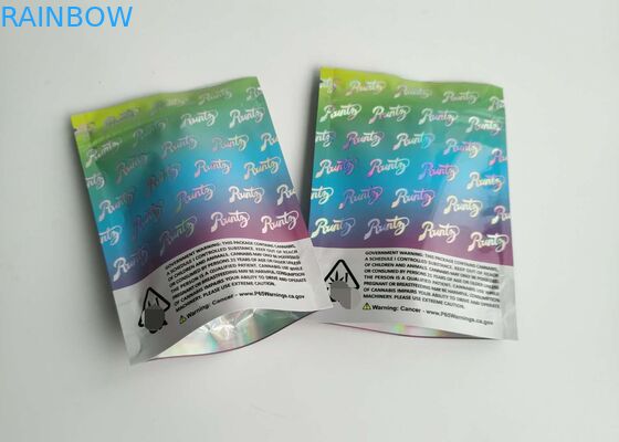 Túi nhựa chống trẻ em Bao bì Cindy Runtz Zipper Bag