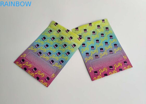 Tùy chỉnh đứng lên Túi nhựa Bao bì Cookies Weed Seed Bag Hologram Ziplock