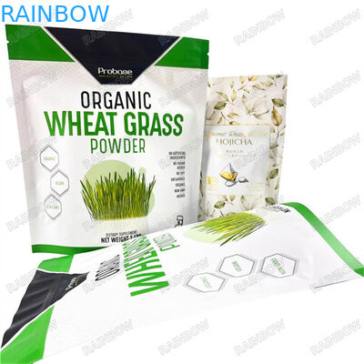 Xách giấy Kraft thân thiện với môi trường Vật liệu Pla Zip Lock Bag Với Logo Stand Up Pouch Sổ đóng gói chất lượng cao bền