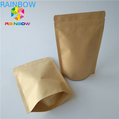 Đứng lên Snack Bao bì thực phẩm Túi Zip Khóa rõ ràng Túi nhựa trong suốt với cửa sổ