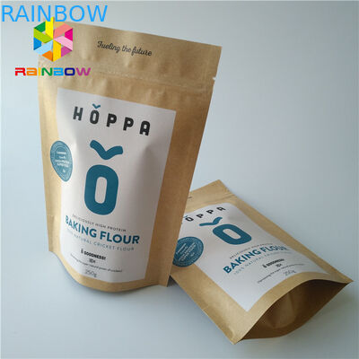 Đứng lên Snack Bao bì thực phẩm Túi Zip Khóa rõ ràng Túi nhựa trong suốt với cửa sổ