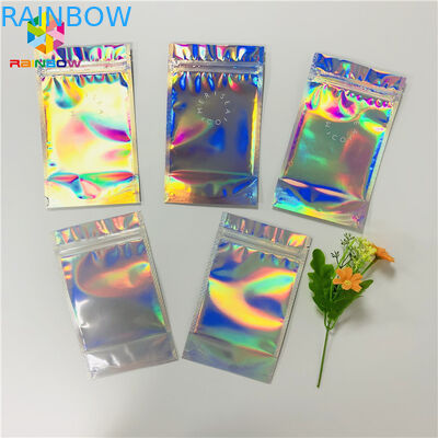 Mylar nhôm lá đứng lên túi bao bì hologram lá cho mỹ phẩm