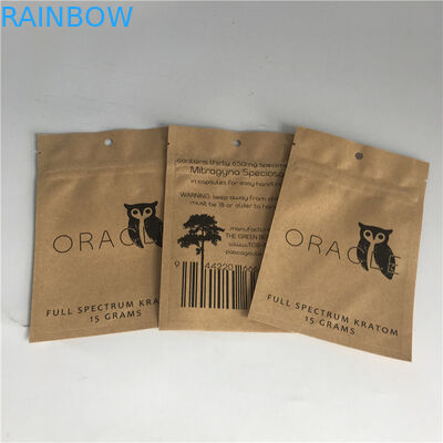 Túi giấy in tùy chỉnh tái sử dụng Lá nhôm Ziplock cho bao bì bột thực phẩm