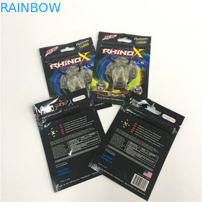 Con dấu ba mặt đứng lên Túi cà phê Nhựa Mylar Zip Lock Thuốc lá Weed Bao bì