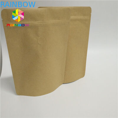 Hộp đựng giấy chống mùi có thể đứng lên Túi giữ nhiệt Ziplock với mặt trước rõ ràng