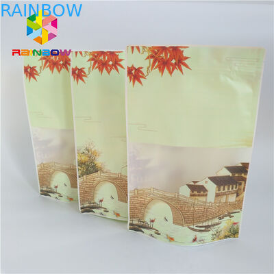 Giấy kraft In tùy chỉnh Túi đứng lên Bao bì cho hạt cà phê 1kg 500g