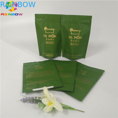 Muối Lá Túi Bao bì Zipper Top Đứng lên Ziplock Bath Salt Salt Aluminium