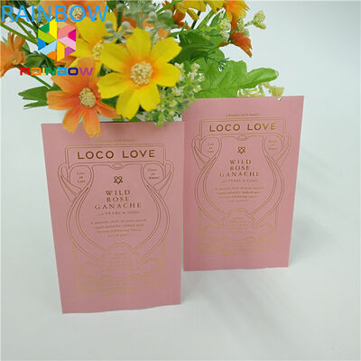 Túi giấy màu nâu giấy đóng gói nhiệt Kích thước tùy chỉnh cho bánh quy