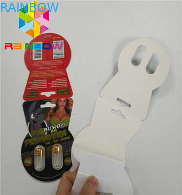 Bao bì dạng thấu kính 3d Hộp giấy thương hiệu Burro Hộp đôi đơn bao gồm cả chai