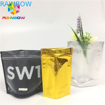 Lá nhiều lớp Mylar Snack Bag Bao bì Tùy chỉnh In rõ ràng Mặt trước Doypack Túi