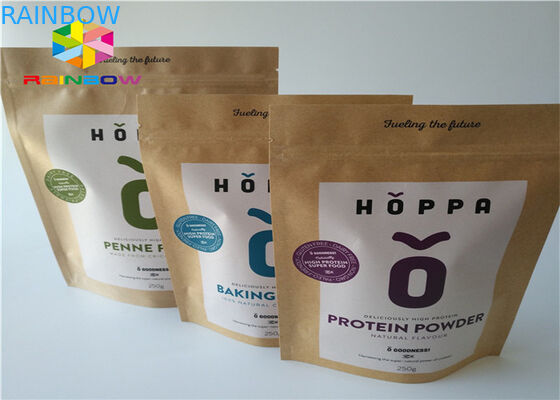 Cửa sổ rõ ràng Túi giấy tùy chỉnh Tái chế Giấy kraft nâu để mua sắm