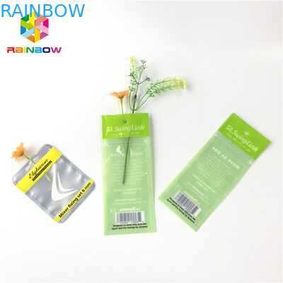 Mylar Smell Proof Stand Up Bag Bao bì Túi nhựa tự đóng dấu với dây kéo có thể khóa lại