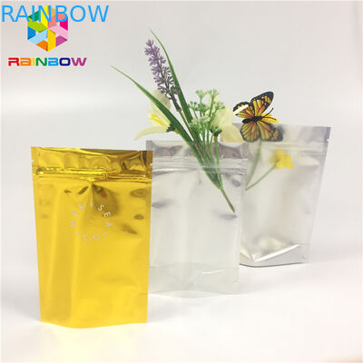 Clear Front Doypack Foil Bag Bao bì Mylar Zip Lock Bag Gói mẫu mỹ phẩm