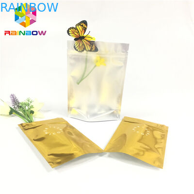 Clear Front Doypack Foil Bag Bao bì Mylar Zip Lock Bag Gói mẫu mỹ phẩm