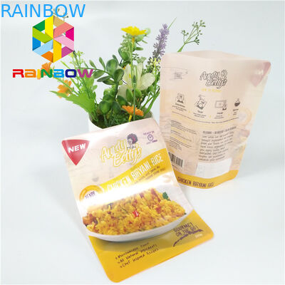 Zipper Túi nhựa Bao bì In chân không Nước sốt Thực phẩm Retort Đứng lên Túi