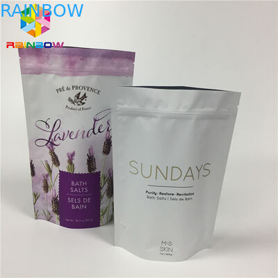 Giấy nhôm mờ nhiều lớp đứng lên túi dây kéo túi cho gói thực phẩm khô