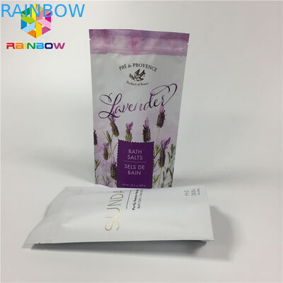 Giấy nhôm mờ nhiều lớp đứng lên túi dây kéo túi cho gói thực phẩm khô