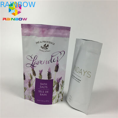 Giấy nhôm mờ nhiều lớp đứng lên túi dây kéo túi cho gói thực phẩm khô